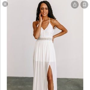 Padua White Maxi Tank Dress